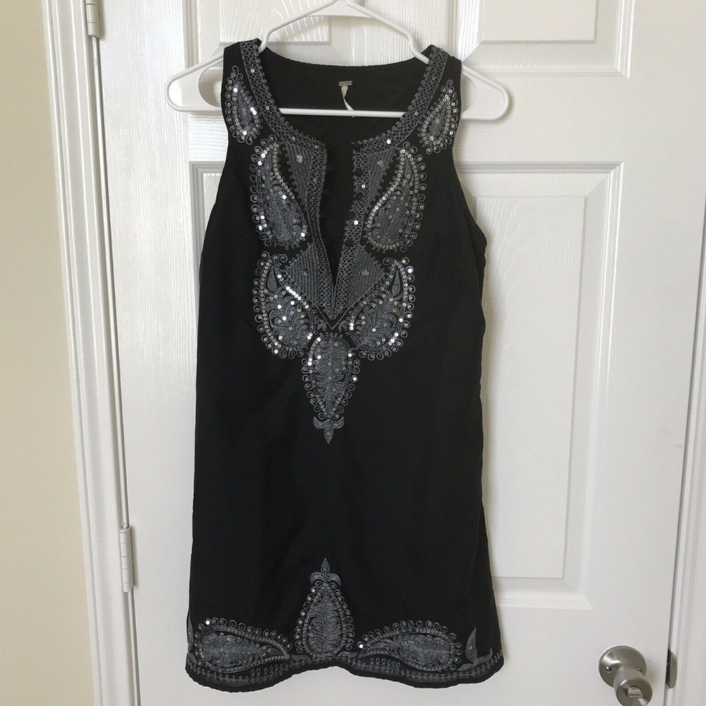 Free People Black Sleeveless Dress Size 6